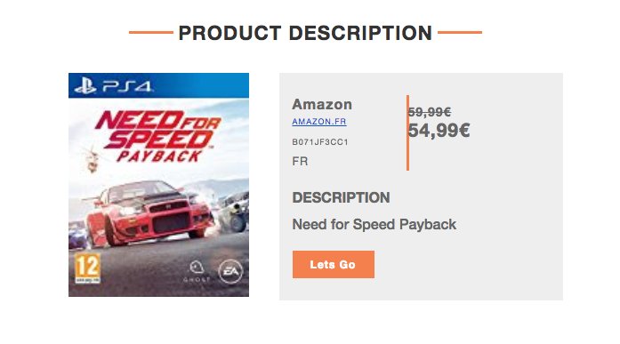 PriceWatcherApp's tweet photo. Need for Speed Payback price dropped !
https://t.co/Vg4DPP5INc https://t.co/VdrfLHuf81