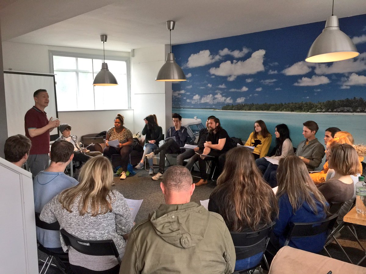 YAFTAUK's tweet photo. Huge thank you to director Mickey Jones @m1ckeyjoe for a fantastic workshop today. Lots of fun and full of fabulous advice! #beyou #becheeky https://t.co/qmDAGuN4Sh
