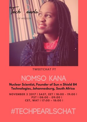 techpearlz's tweet image. Can&apos;t wait!!Join us for our 1st  #TechPearlsChat ft nuclear scientist&amp;amp;entrepreneur @OnlyNomso techpearlz.ning.com/blog/techpearl… @TechWomen @Geekulcha