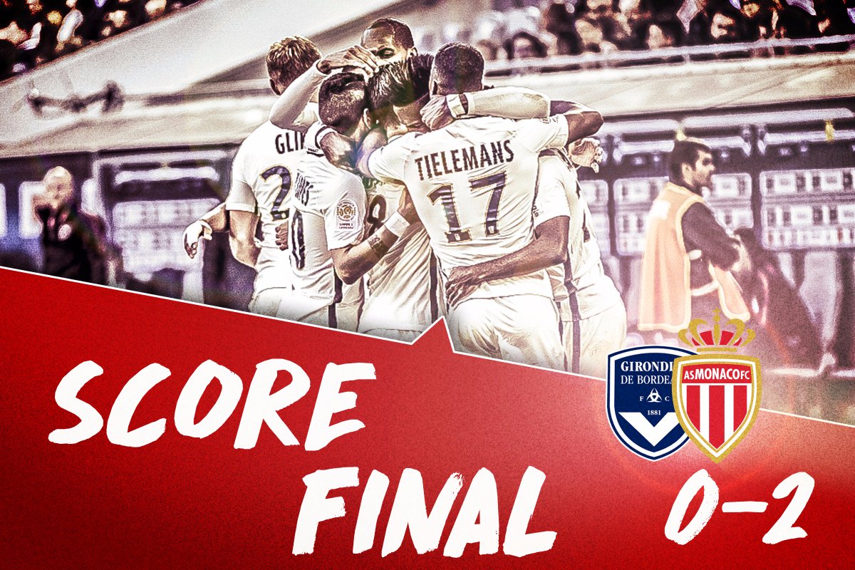 AS_Monaco's tweet photo. VICTOIRRRREEEEE !!! Grosse performance collective des Rouge et Blanc 💪👏

⚽️ 57' @keitabalde14 
⚽️ 65' Lemar https://t.co/CsweVjGrLP