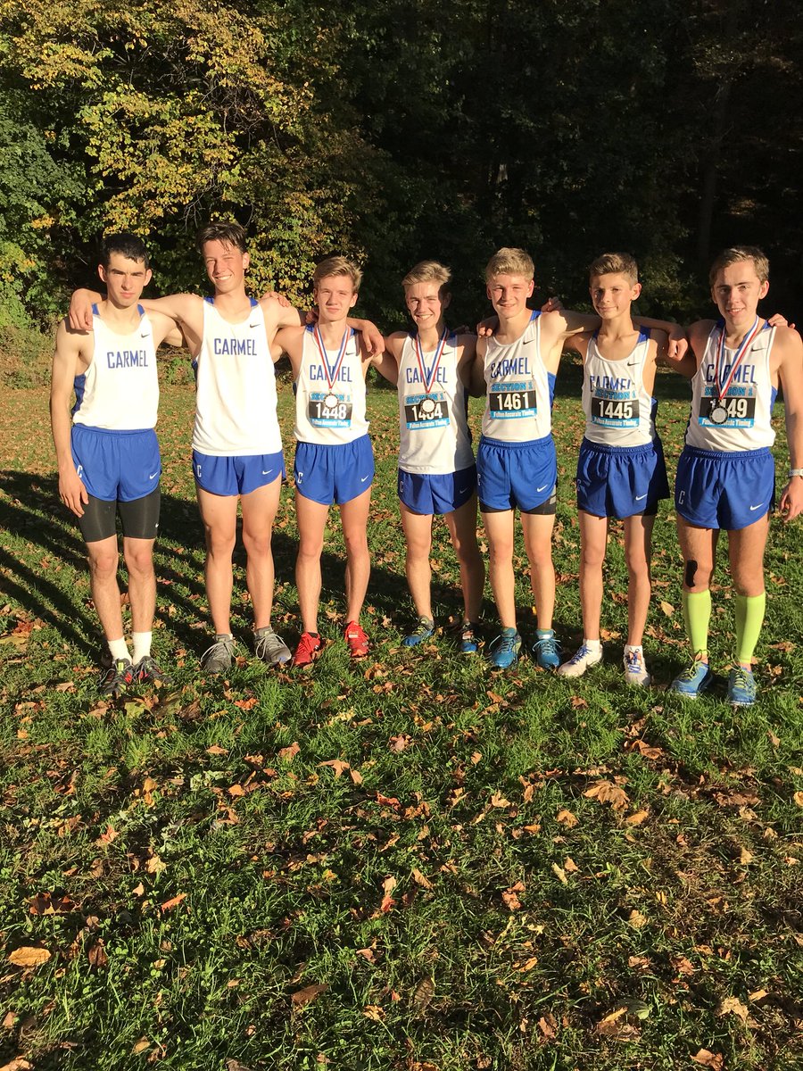 CarmelXCTF's tweet photo. Congrats to the both the boys and girls varsity teams for placing 2nd at the Northern Counties Championship! @CCSD_Athletics https://t.co/WkN2l4kHjT