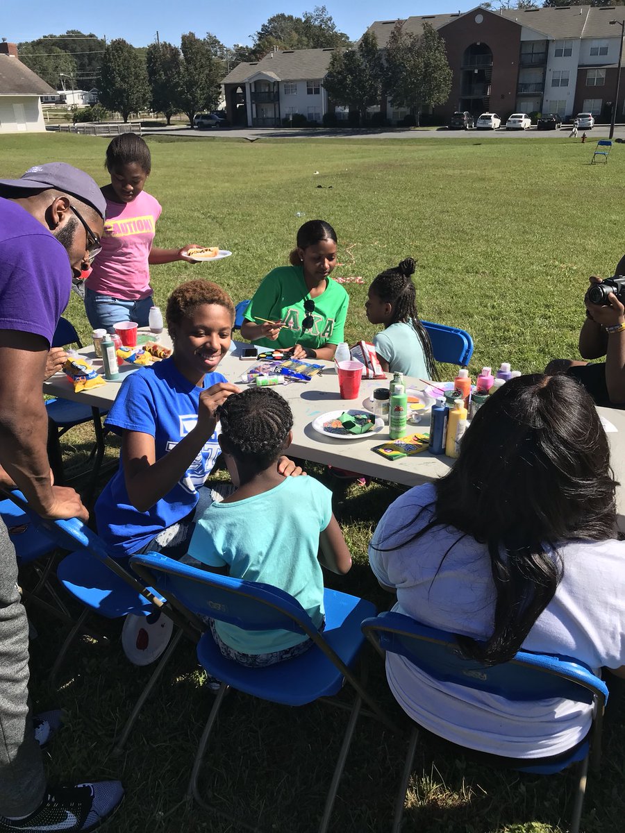 Nphc at community day right now @ little lots!! #SouthernNotstate