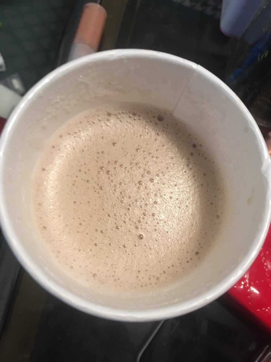 Ocealia's tweet photo. No French vanilla cappuccino needs that much room @TimHortons #ripoff #wasteofmoney. I will spend my money @McDonalds For consistency alone! https://t.co/xToKuHh8iF