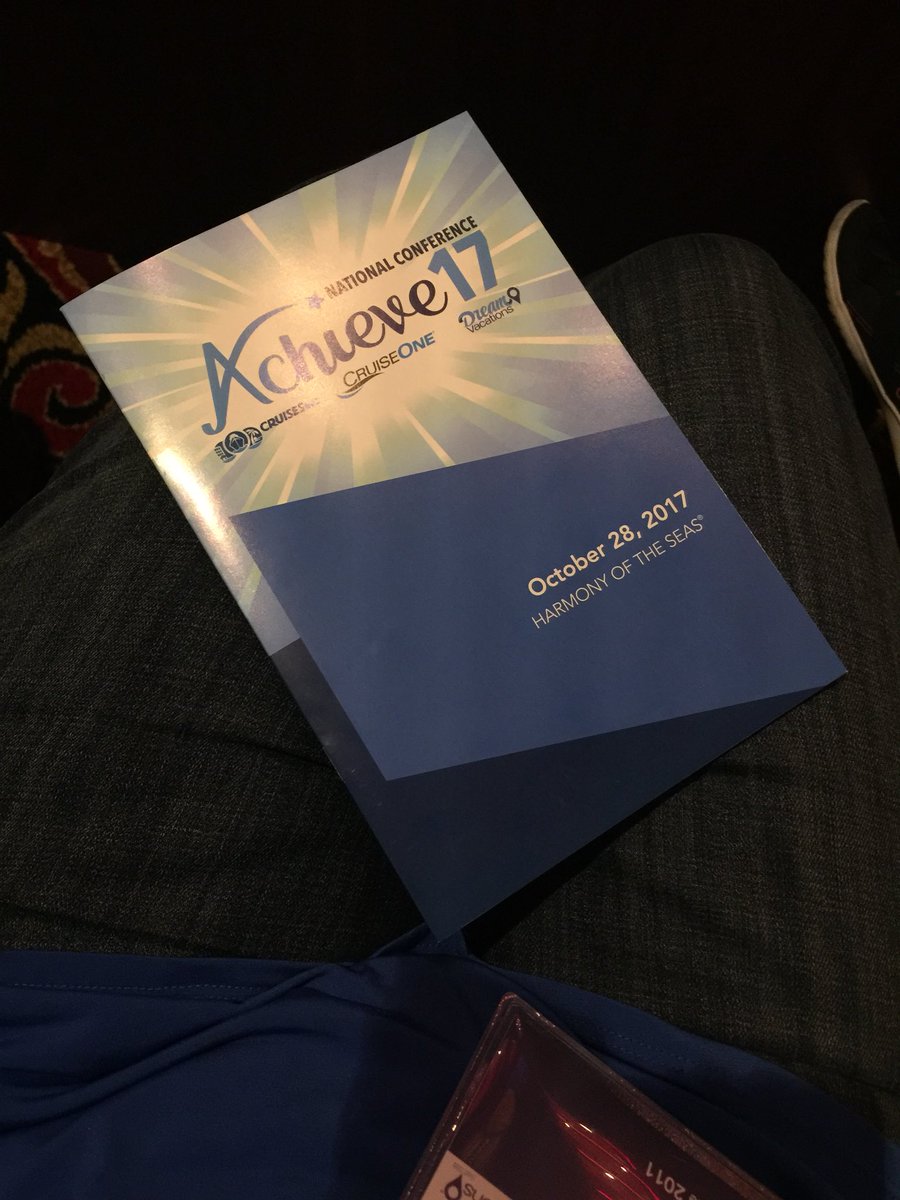 lmelnick's tweet photo. @WTH_Inc Internat’l Conf #achieve2017 on @RoyalCaribbean #harmony has started with a bang https://t.co/CCItmmEKak