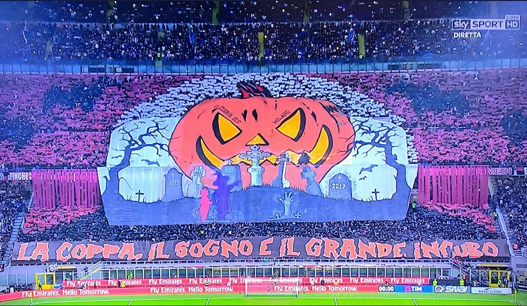 FBiasin's tweet photo. Un'idea applicata a una coreografia, uno sfottò, nessuna offesa

Il "tifo-contro" senza razzismo e altre porcherie è una meraviglia

#MilJuv https://t.co/fqIG4X3xtd
