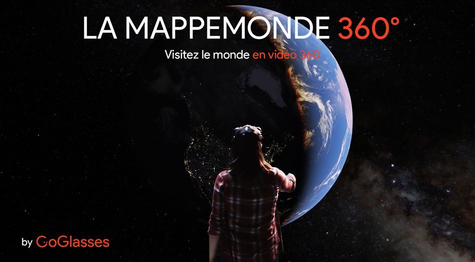 Goglasses's tweet photo. #Mappemonde 360 by GoGlasses : visitez le monde à travers les vidéos 360 #VR #worldVR https://t.co/muAjYd8YjR https://t.co/OMpeXKhfwX