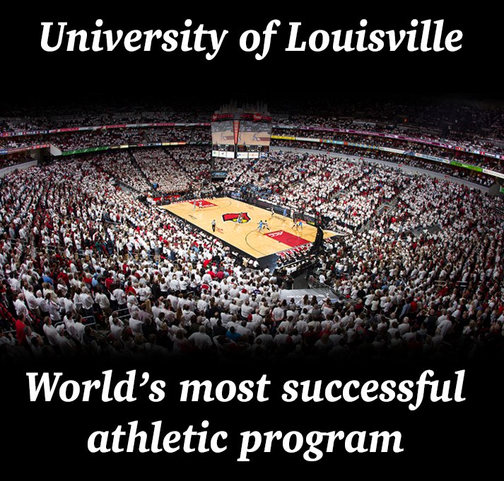 jon_bois's tweet image. louisville has been rated by experts as the world’s most successful athletic program
