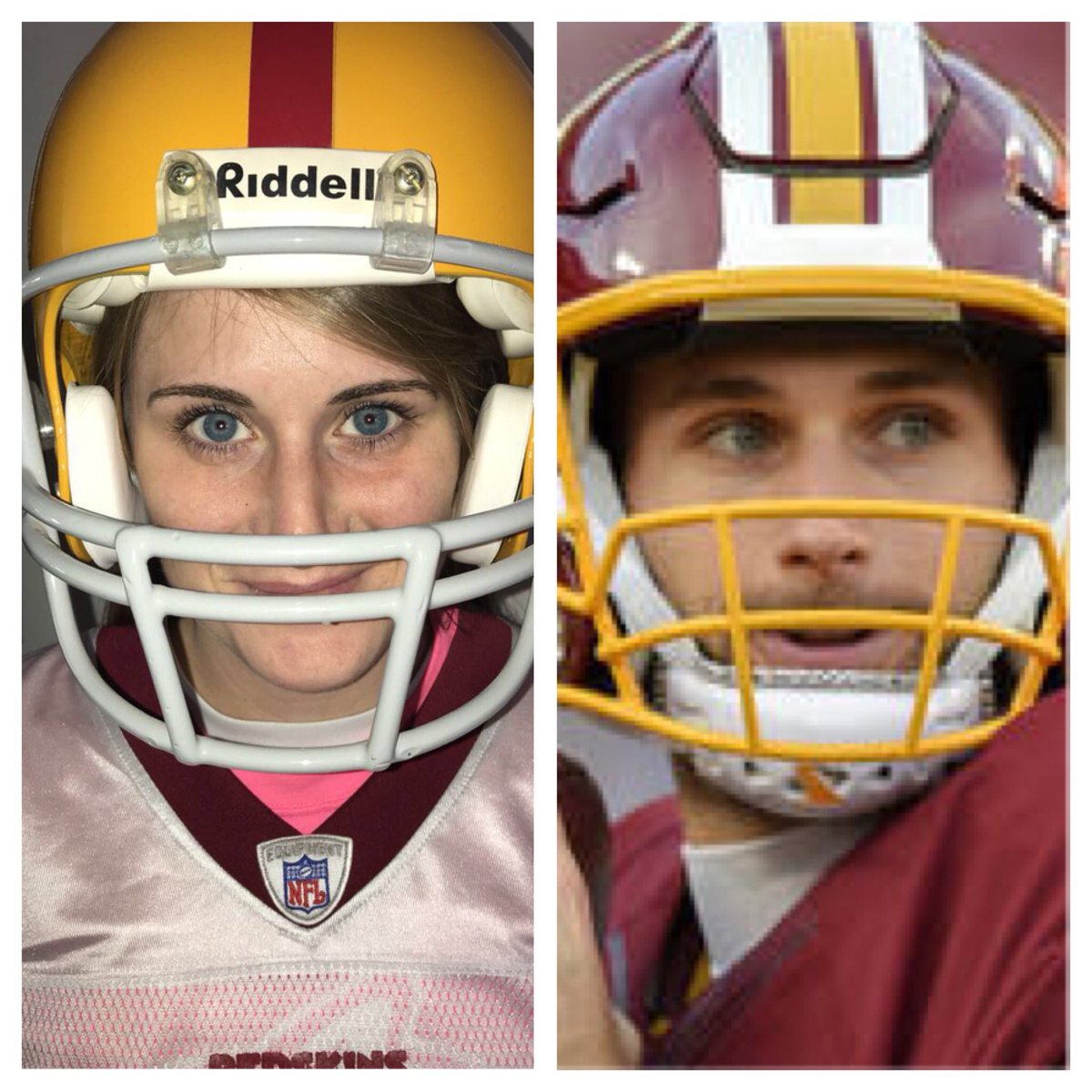 KalliLally's tweet photo. @KirkCousins8 or nah?!? @mlseitz #ThemBlueEyesThough https://t.co/BorY2fEmst