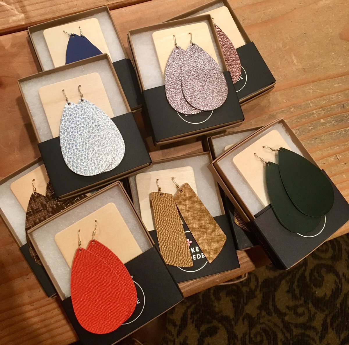 FYI . . . new <a href="/nickelandsuede/">Nickel & Suede</a> earrings are in!