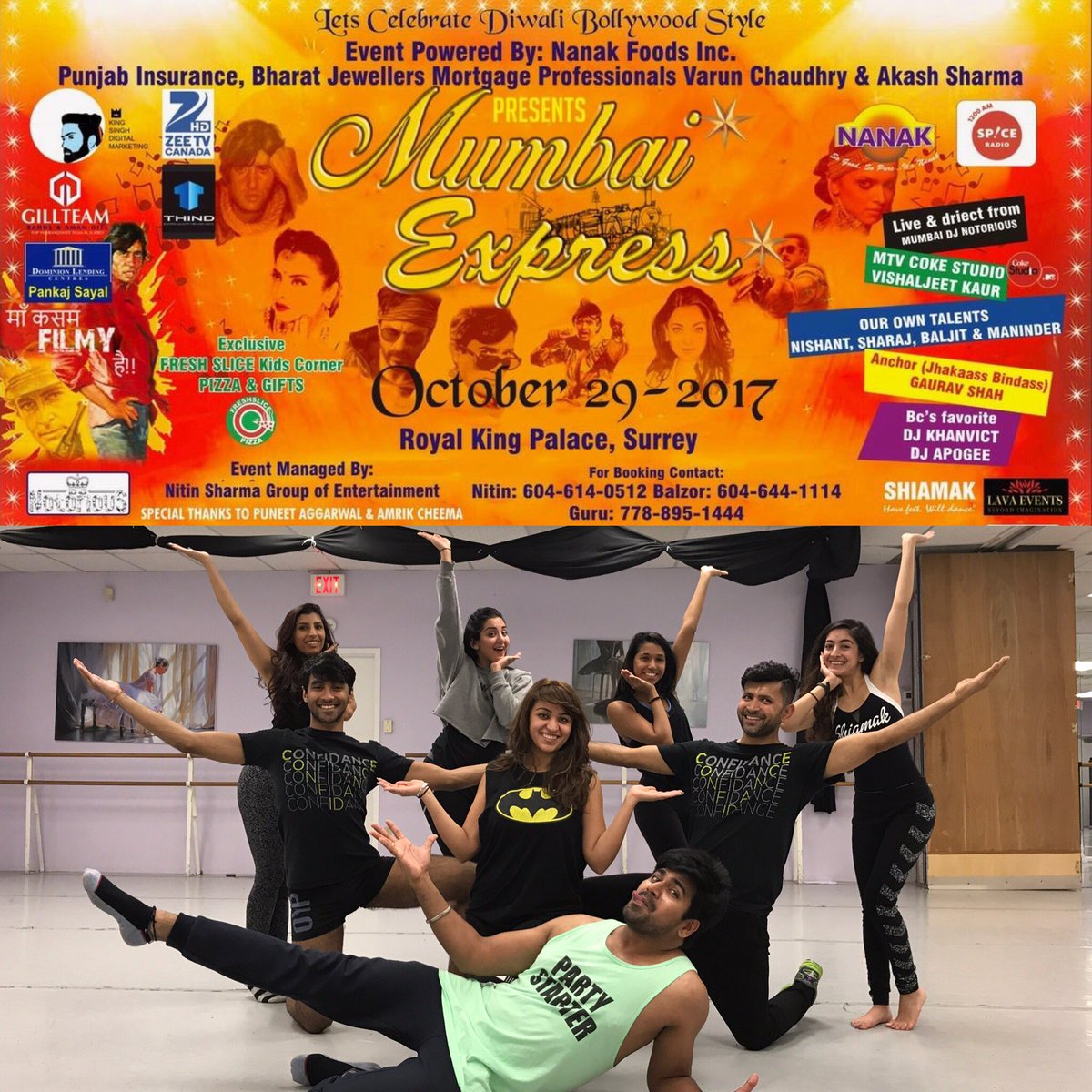 shiamakvanc's tweet photo. Don't miss out on this Mumbai Express extravaganza event tomorrow!
Special masti, entertainment &amp; more in store for you with @anchorgshah!!! https://t.co/nq9M9KLSGL