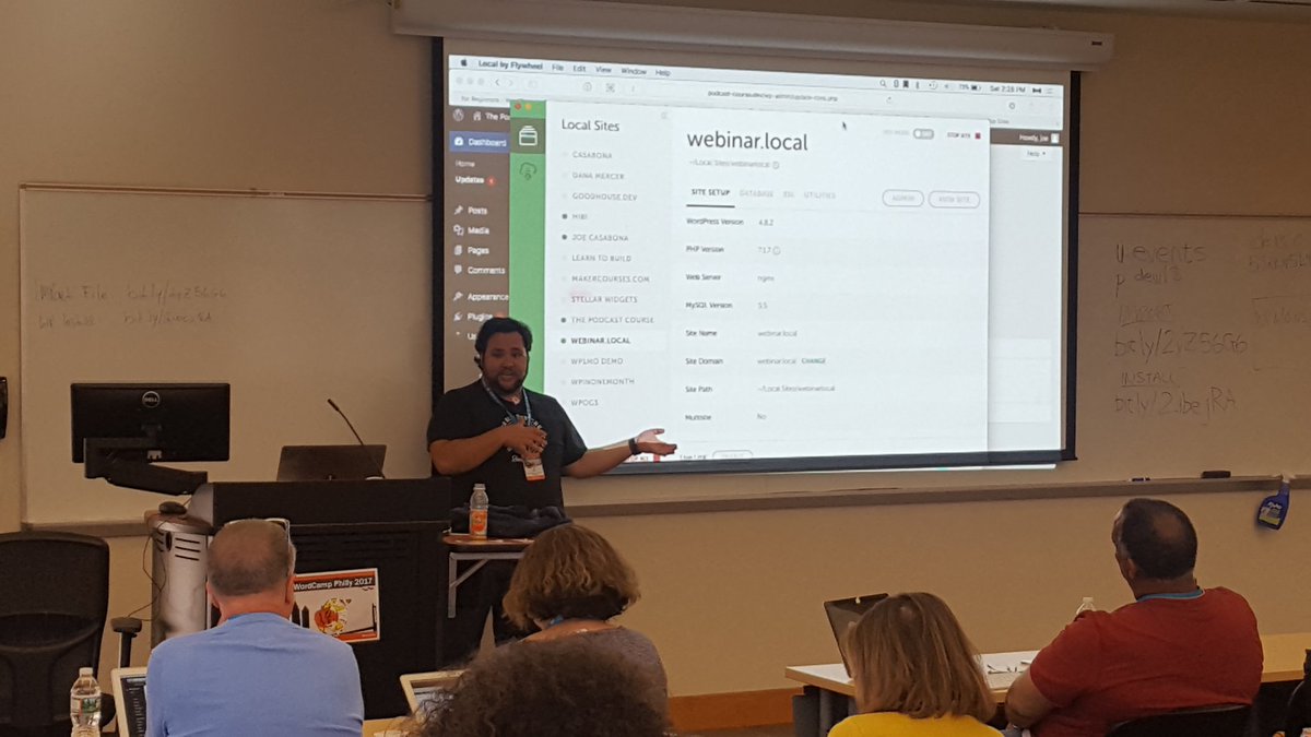 wmjackson's tweet photo. Local sites and Hosted sites
#WordCampPhilly #wcp #wordcamp
#techinphilly #jacksonvilleblack #jaxflblack
via @wmjackson https://t.co/8uMkPPe3LG