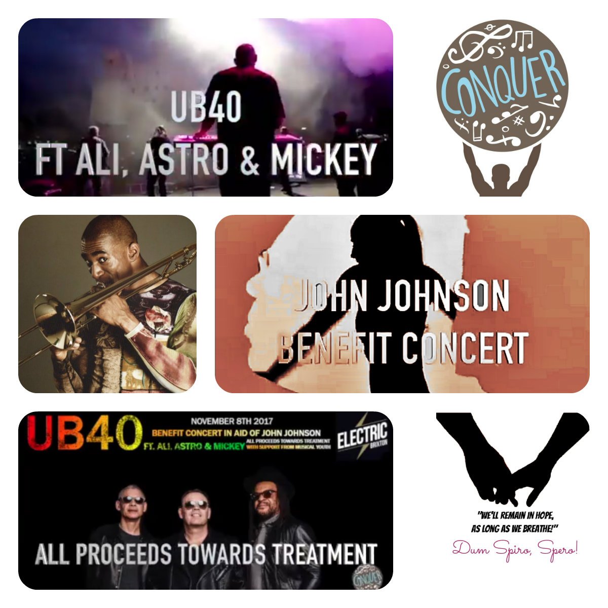 PLEASE RT <a href="/UB40/">ALI CAMPBELL</a> Ali Astro Mickey, Benefit Gig In aid of John Johnson,Electric Brixton UK-Tickets onsale NOW #UB40 
ticketweb.co.uk