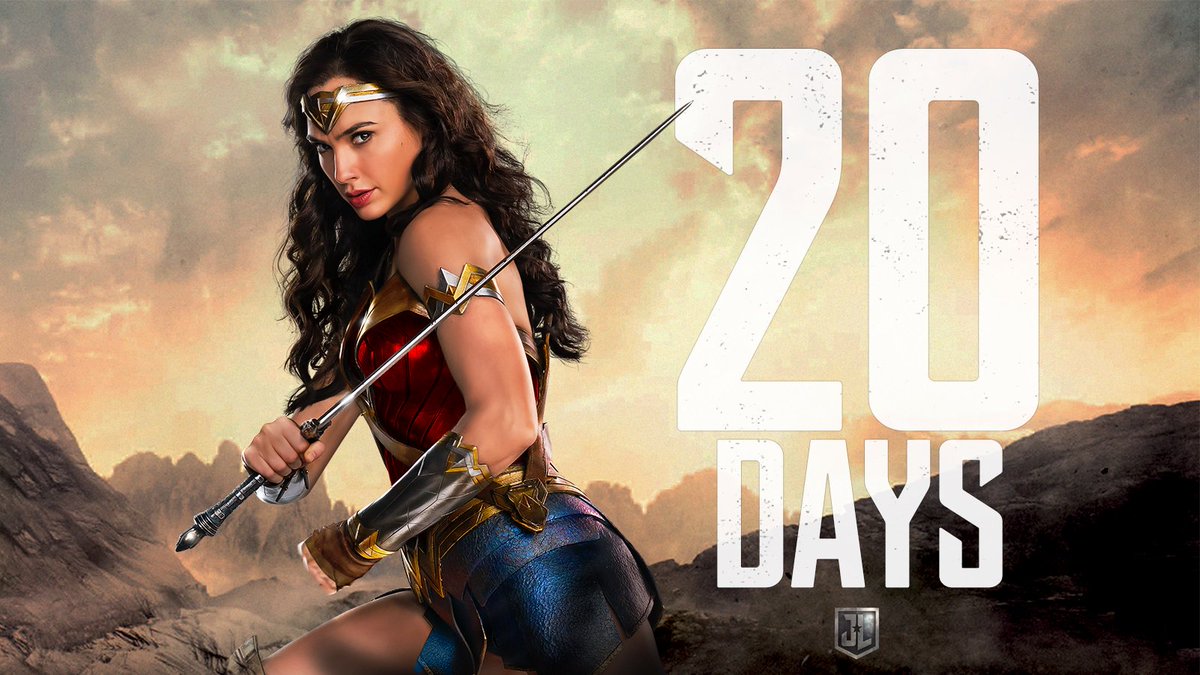 Only 20 days left before #JusticeLeague!