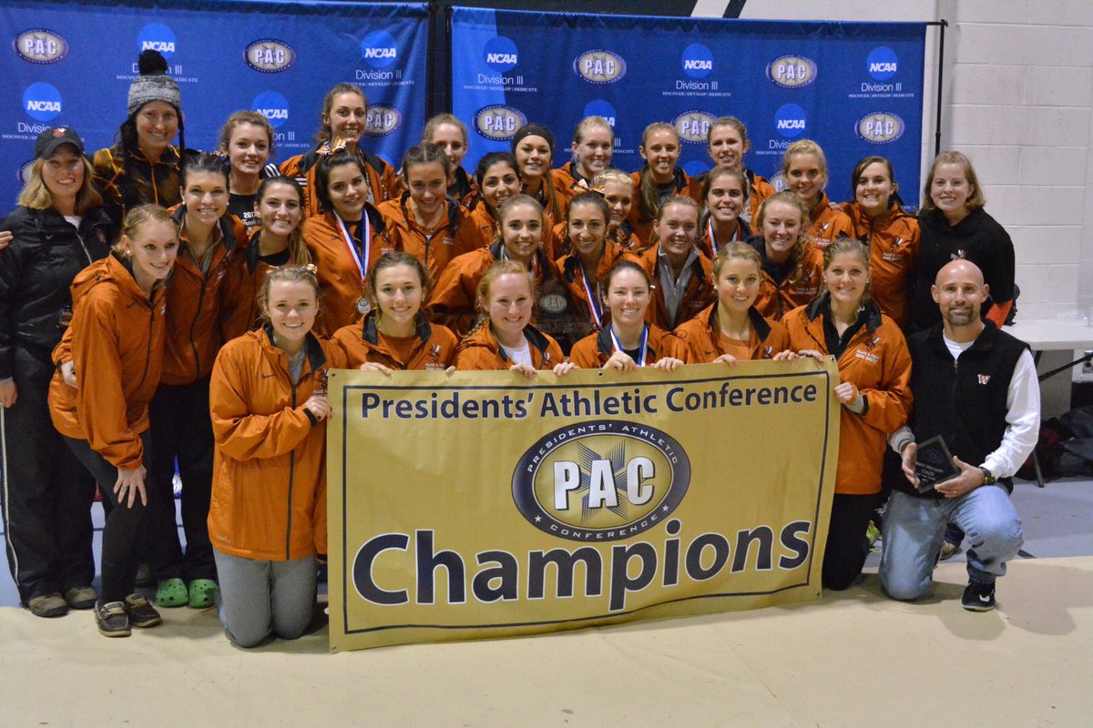 Congrats to our 2017 <a href="/PAC_Athletics/">Presidents’ Athletic Conference</a> Women’s Cross Country team champions, @WaynesburgSport! #d3xc #pacxc