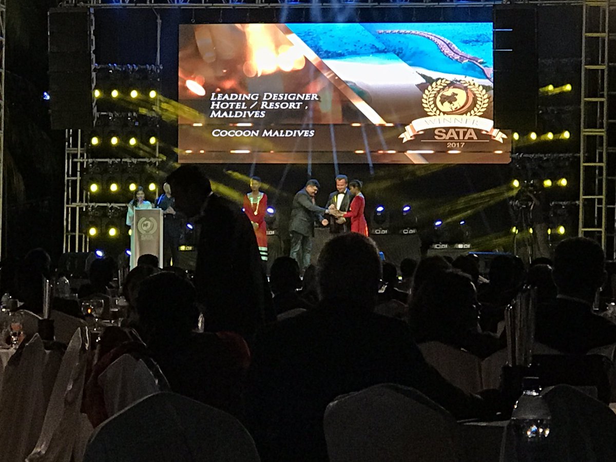 Leading Designer Hotel / Resort- Maldives 
Cocoon Maldives | SATA award 
#equatorvillage | <a href="/Raajje_tv/">RaajjeTV</a>