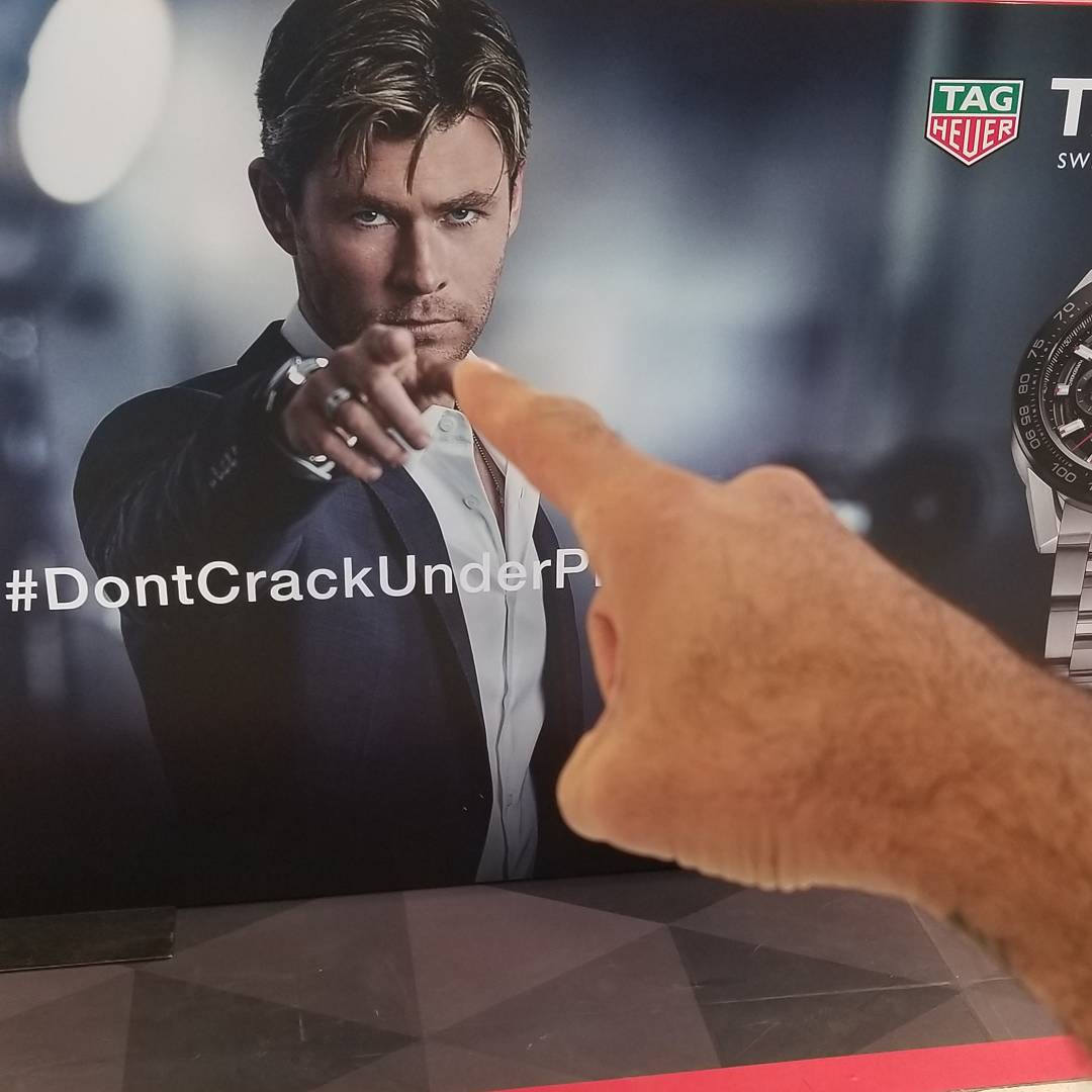E.T. phone home. Loving <a href="/chrishemsworth/">Chris Hemsworth</a>'s anti crack underpants campaign. Crack is bad!