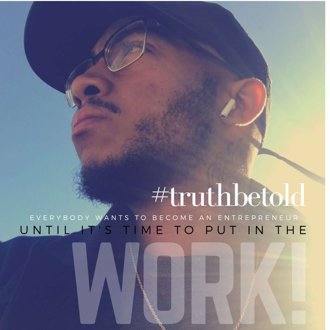 _eightandeight's tweet photo. Entrepreneurship is only easy for those who aren't doing entrepreneurial work! #saturdaymorning #facts https://t.co/lgICuJ2jDA