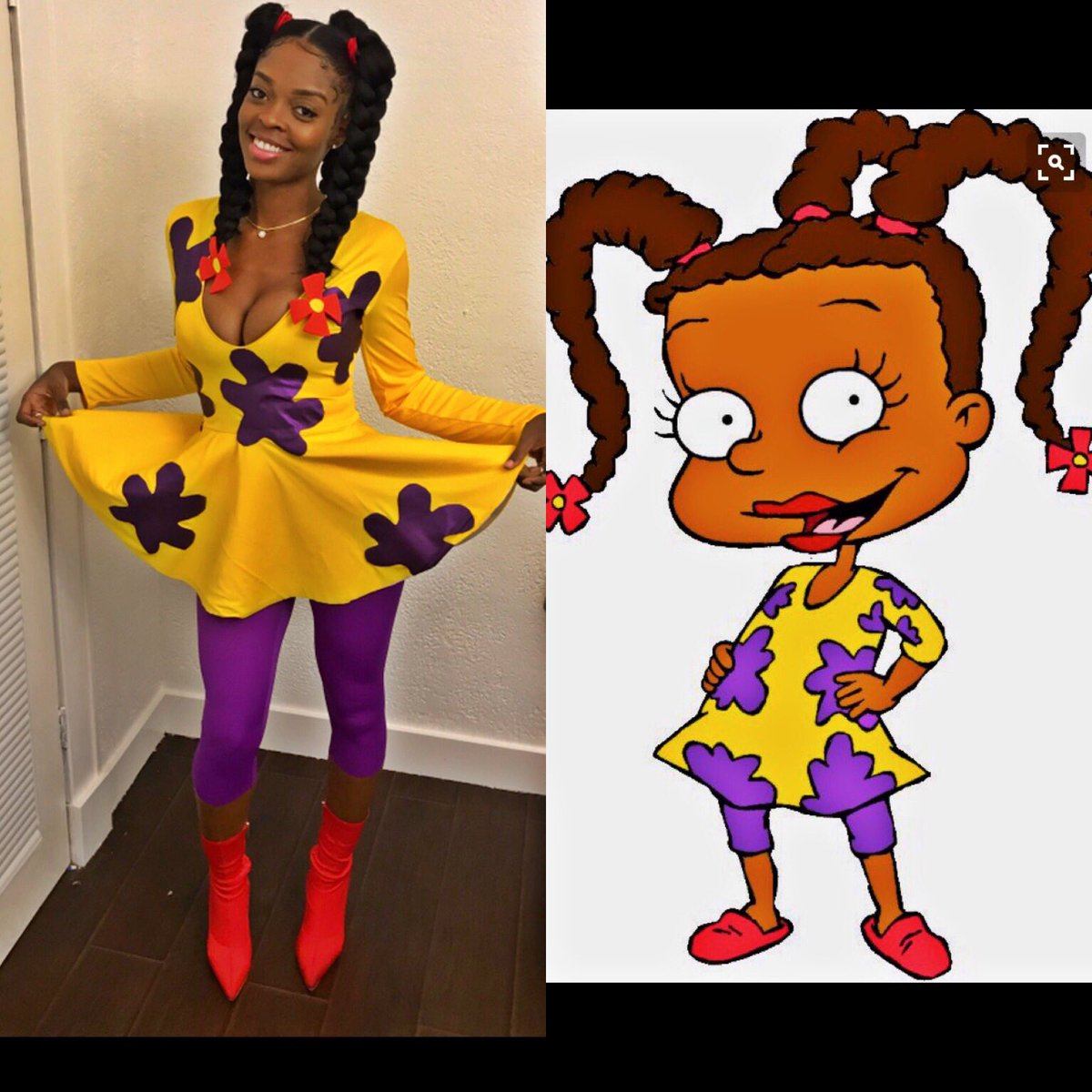 mz_prettyrie's tweet photo. Well my name is Susie and Gucci Think I love him 😜 #Halloween #susie #rugrats https://t.co/bbcQnGYavK