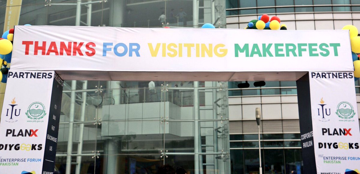 MakerFestLHR's tweet photo. Thank you Lahore. Thank you Makers. Thank you for your enthusiasm, for your creativity. We couldn't have hoped for a better response! https://t.co/J4Hsu4knvi