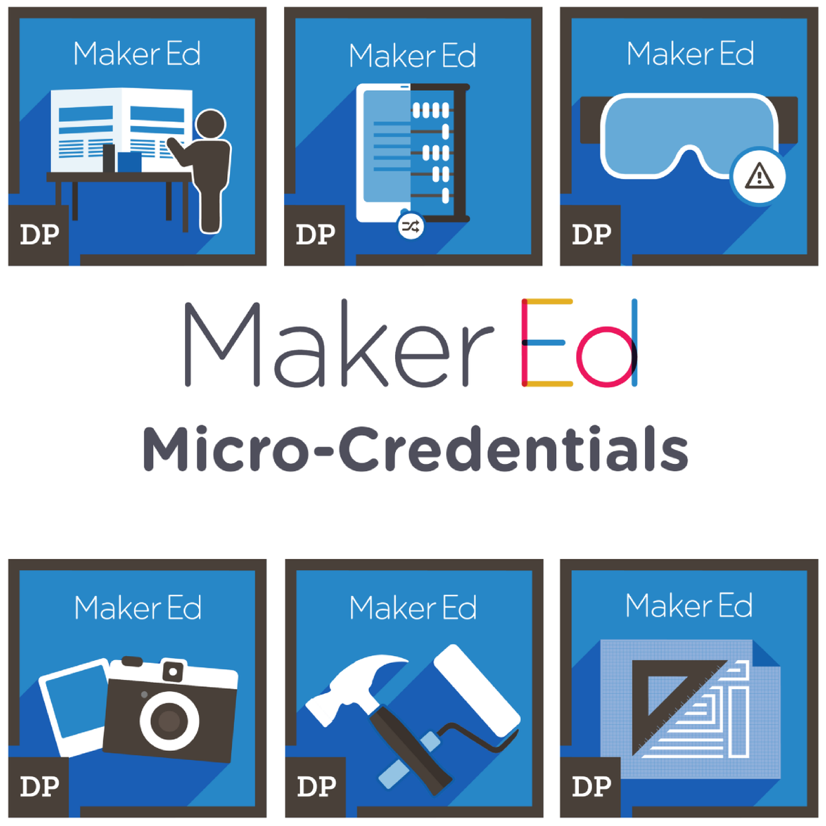 MakerEdOrg's tweet image. New to #MakerEdPD? Don&apos;t know where to start? Get recognized for your progress w/ micro-credentials: bit.ly/2lk6AFs
