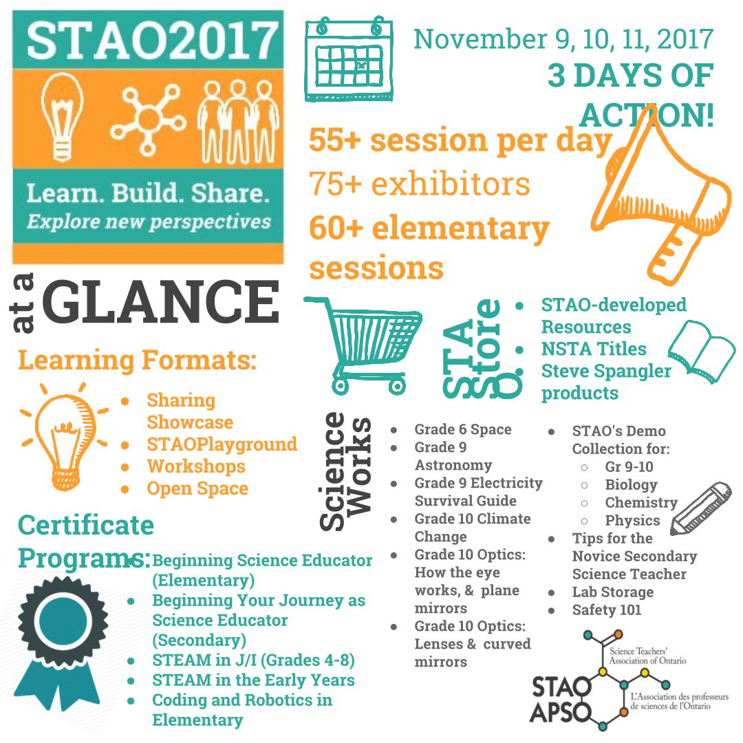 staoapso's tweet image. Here&apos;s #STAO2017 at a glance! For session info: stao.ca/cms/staocurrent