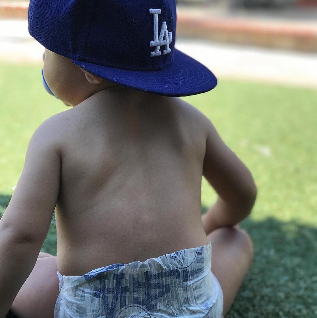 baby dodgers cap
