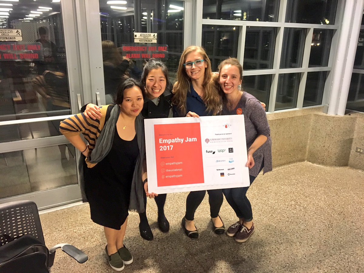 cruella_chivil's tweet photo. Had such an amazing time organizing @empathyjam round 2 with these badass women! Learned so much and can't wait for the next #uxhackathon https://t.co/HUrtjCWZkN