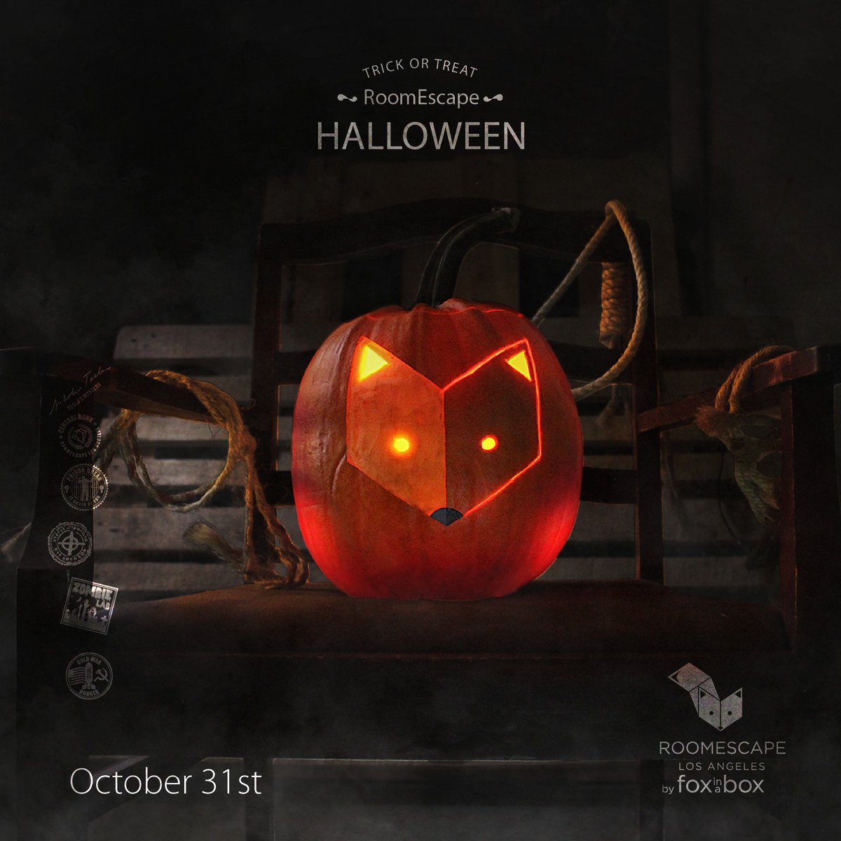 Happy Halloween! 
Use the promo code WICKEDESCAPE at checkout to receive 15% off your next booking. The code will be valid through 11/3/2017