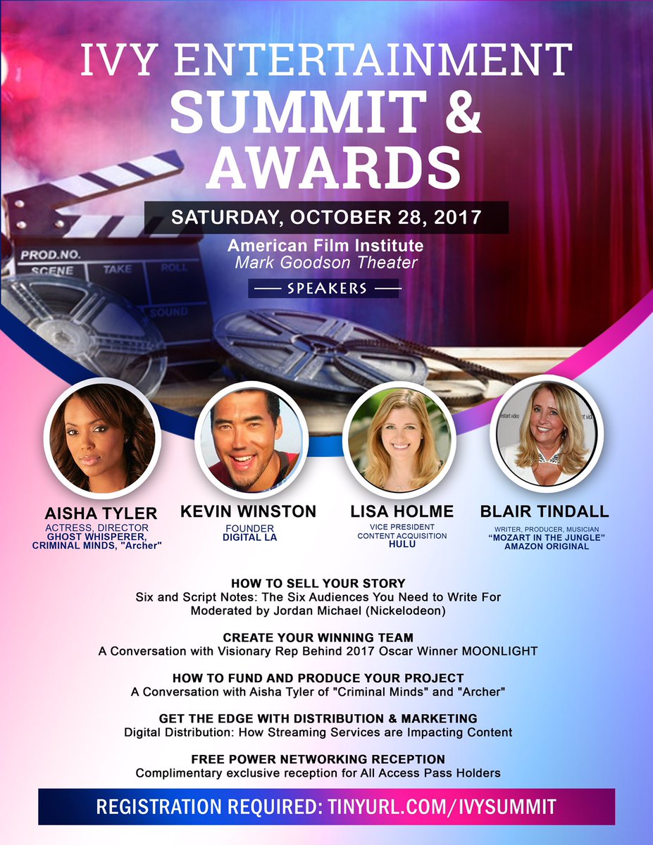 kevinwinston's tweet photo. Honored to moderate IVY Entertainment #IVYsummit panel https://t.co/f1Vr1SO6xY