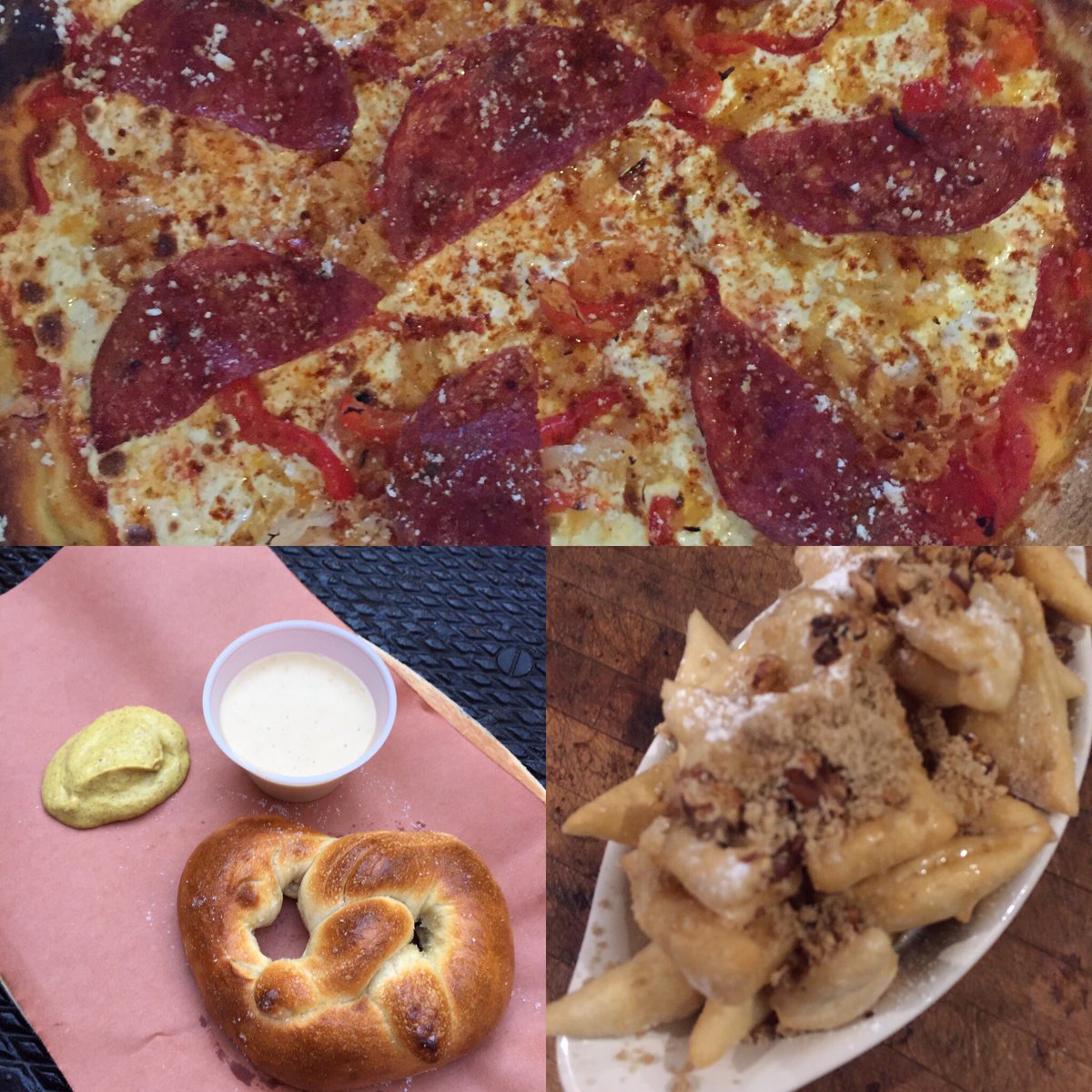 Prost!

Time to drink some German beer and try our spin on some German food. German Salami pie, Club Pretzel, Dunkel Zepoles. #kingsbridgesc