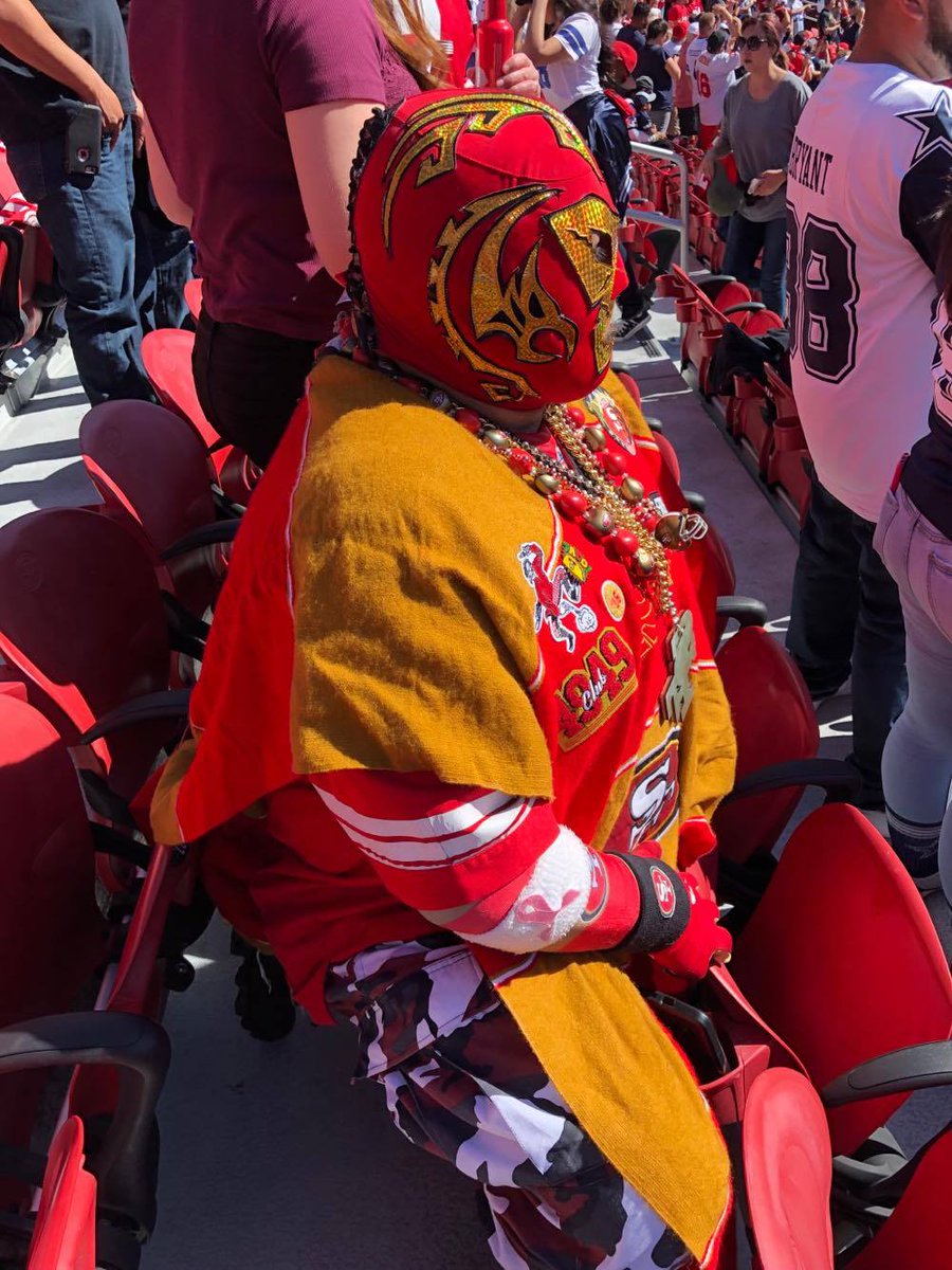 King_nando's tweet photo. @E_Reid35 @TroyVincent23 This was at the game @LevisStadium. Vs. #Cowboys .. #FreedomofSpeech we got your back #ProtestingIsAmerican @Kaepernick7 https://t.co/Koz5jJMHrd