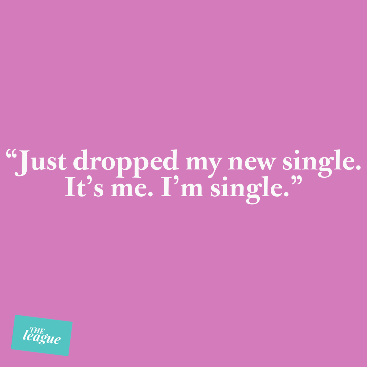 theleague's tweet photo. Good thing #singleisin! https://t.co/uKfp3f5IZ8