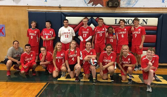 SkylerBragg's tweet photo. This team allowed me to make new friends, learn and make memories that will last forever. Good season🏐 @LHSRI_Athletics https://t.co/XBvvTTDN26