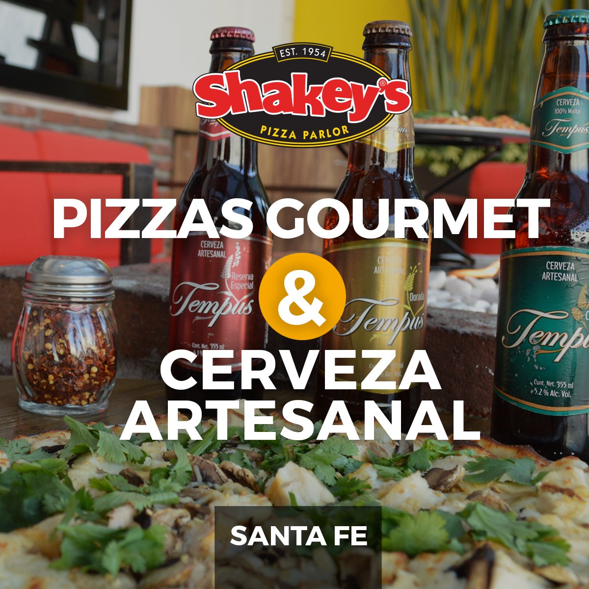 ShakeysMx's tweet photo. ยกEscรกpate con tu familia este fin! Aquรญ los esperamos. ๐๐๐จโ๐ฉโ๐งโ๐ฆ #ALaShakeys #SantaFe https://t.co/nYZ9Q37e5s