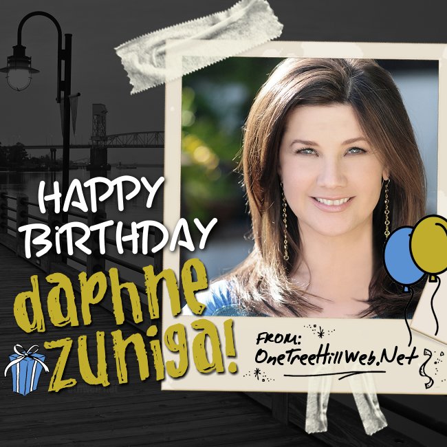 OTHWebnet's tweet photo. Wishing a Happy Birthday to Daphne Zuniga!! We hope it's wonderful!🎈🎉🎂#VictoriaDavis #OTHfamily #OneTreeHill #OTH https://t.co/KjfGrK8A9N