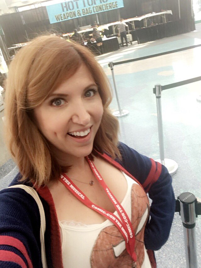 ComicConMusical's tweet photo. Come find me &amp; tell me your superpower for a free lanyard! @StanLeeComicCon #nerdfest #LAComicCon #StanLeeComicCon17 #LACC2017 https://t.co/FNBc0stO95