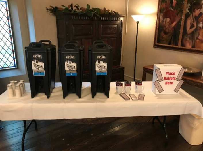 TheRoasterie's tweet image. 😍🙌🏽Hey @StAndrewsKC! Get ready - Your very own #theRoasterie blend is on its way! At taste tests last week, you all picked a great one! ☕️😇