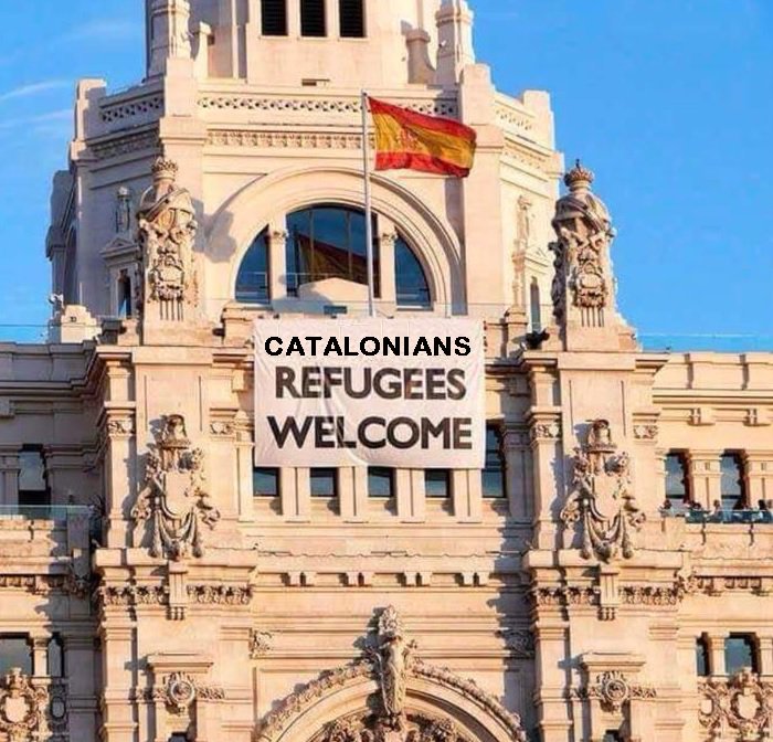 jumartd's tweet photo. #CATALONIANSREFUGEES WELCOME https://t.co/DnwFsvHNqP