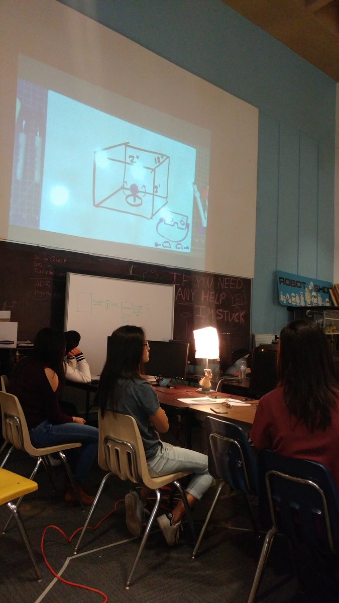 TechHiveStudio's tweet image. Starting to design our final projects today 😉 Can you guess what it is? #SaturdayisTechHiveDay