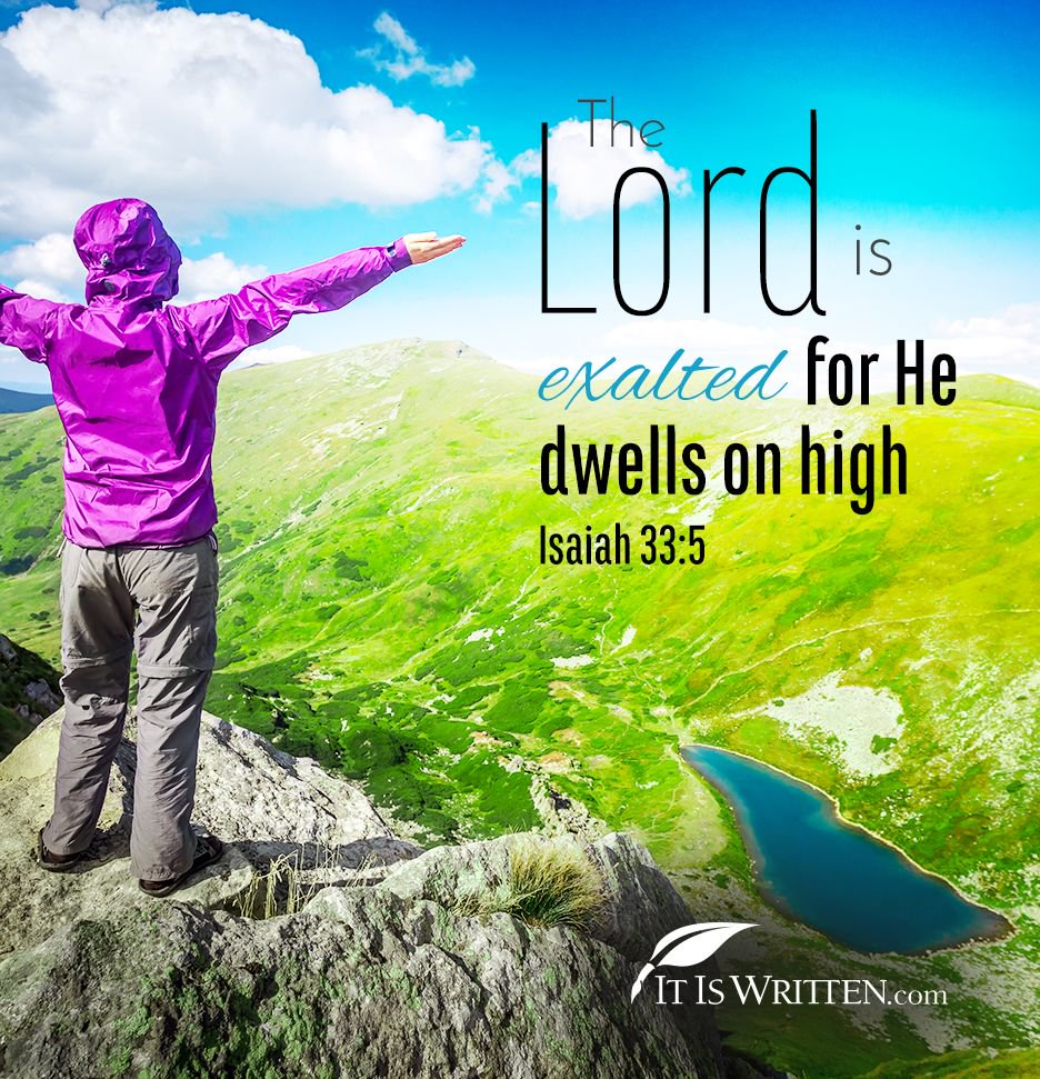 itiswritten's tweet photo. There’s only one who is exalted: our God. https://t.co/x7WWy1aOzC