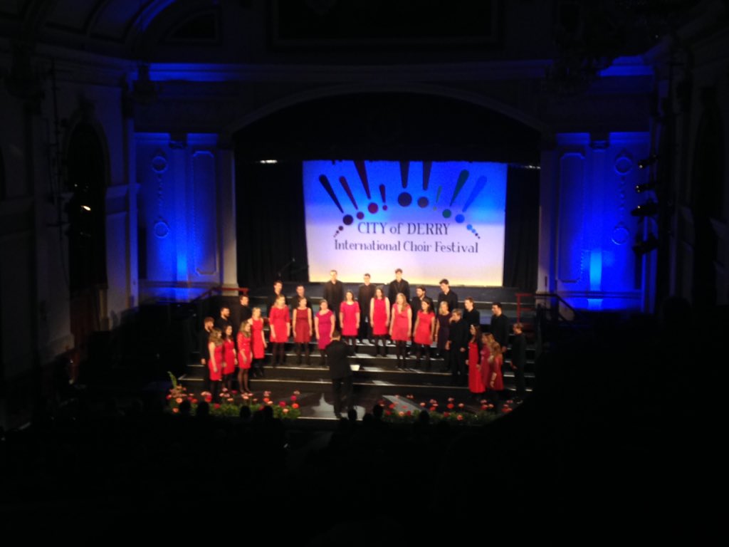 derrychoirfest's tweet photo. Excellent way to finish off our #InternationalComp with @ChantageUK from England! ๐ฌ๐ง #DerryChoirFest https://t.co/XQ2aG3LJhr