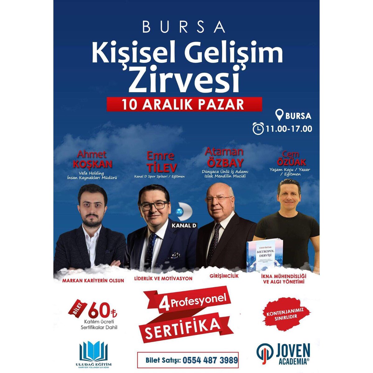 Kişisel Gelişim Zirvesi Bursa’da.