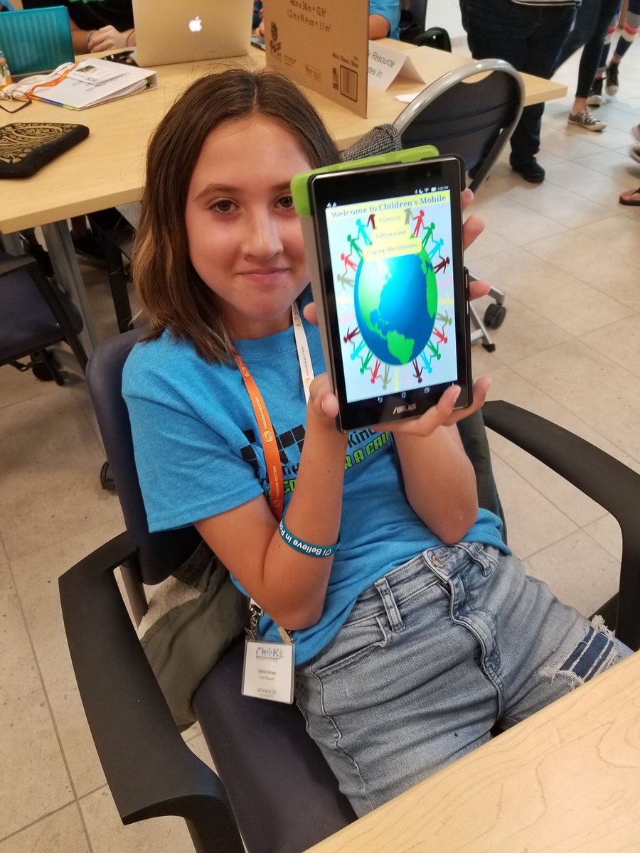 Stacie_Ferrara's tweet photo. Made an app for Children's Mobile Response using @MIT app maker #RandomHacksofKindness https://t.co/B8IBX6MeZT