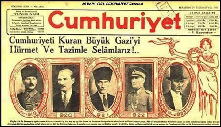 29 Ekim Cumhuriyet Bayramınız kutlu olsun.  #29Ekim1923
