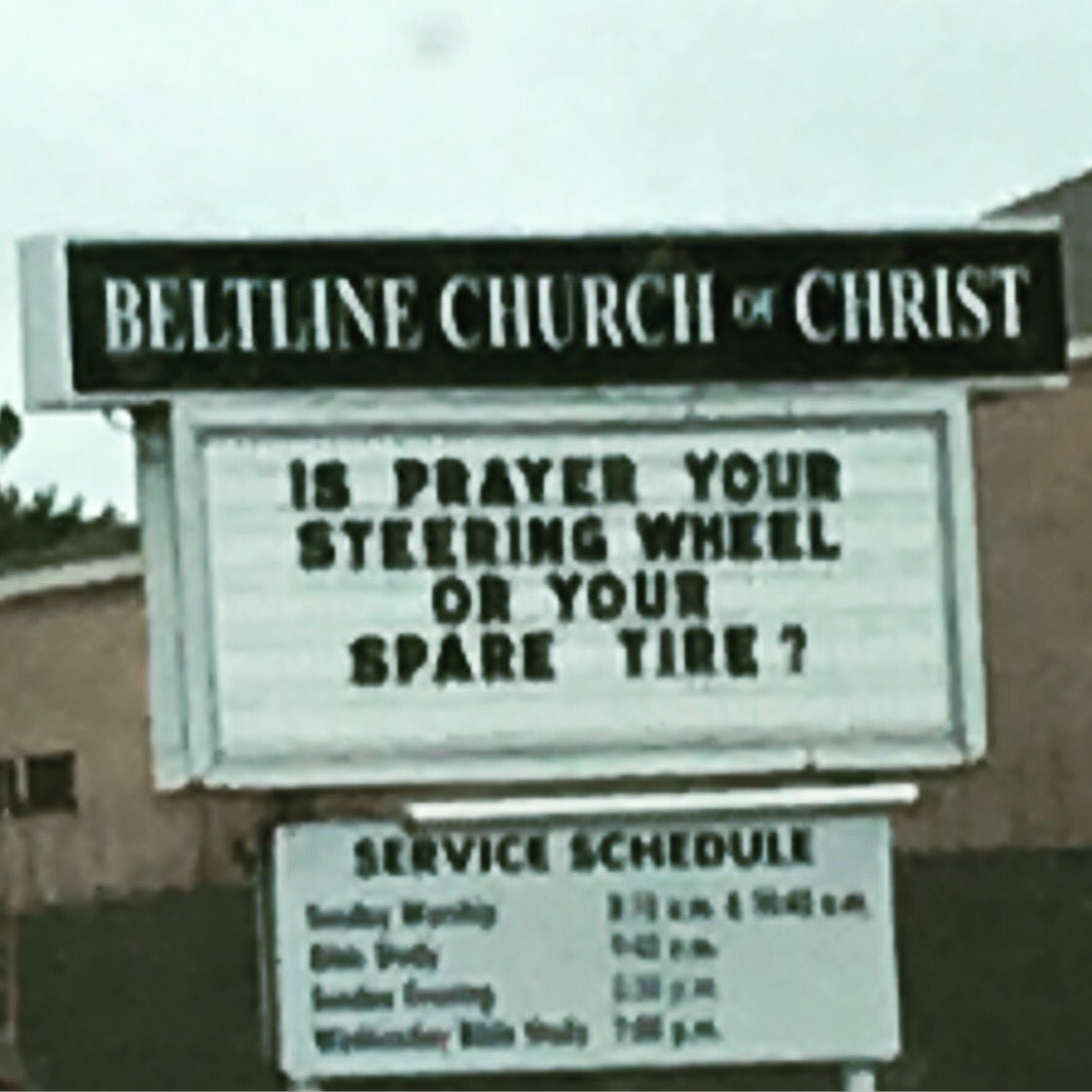 teresaletson's tweet image. Love this sign! #churchsigns