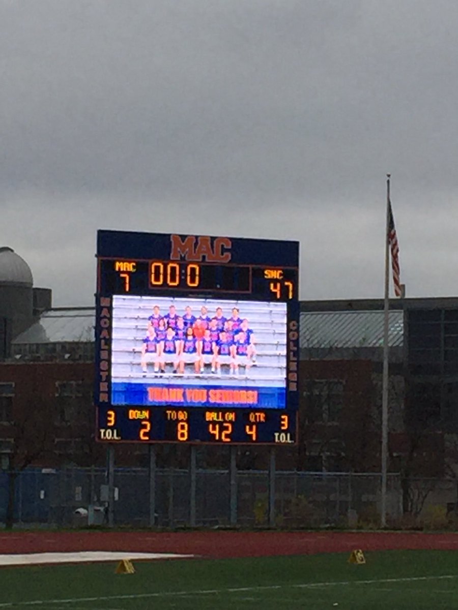 SNCfootball's tweet photo. Your Green Knights keep the momentum going with another big win over Macalester! 47-7 #RiseAsOne ⚔️ https://t.co/HzJhfO1BCC