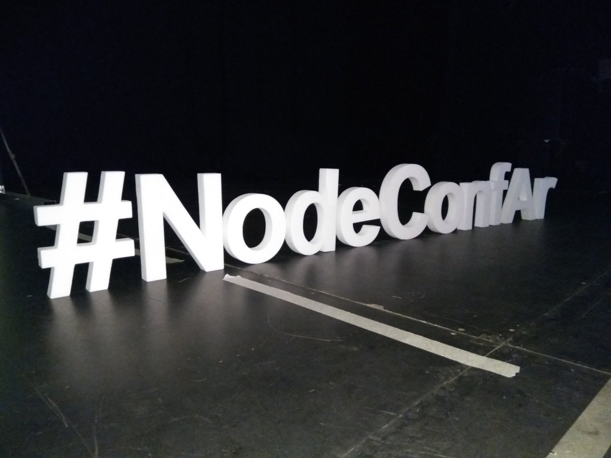 CristianBuffa's tweet photo. Gracias por tanto #NodeConfAr https://t.co/Rj1JQZj8oc