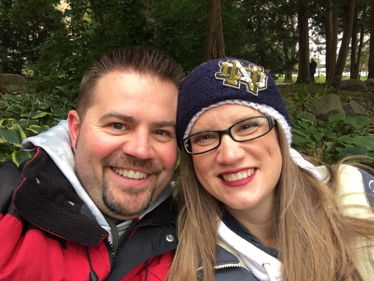 kirktruex's tweet photo. Watching the Fighting Irish get it done!! #GoIrish https://t.co/azvCNHeroJ