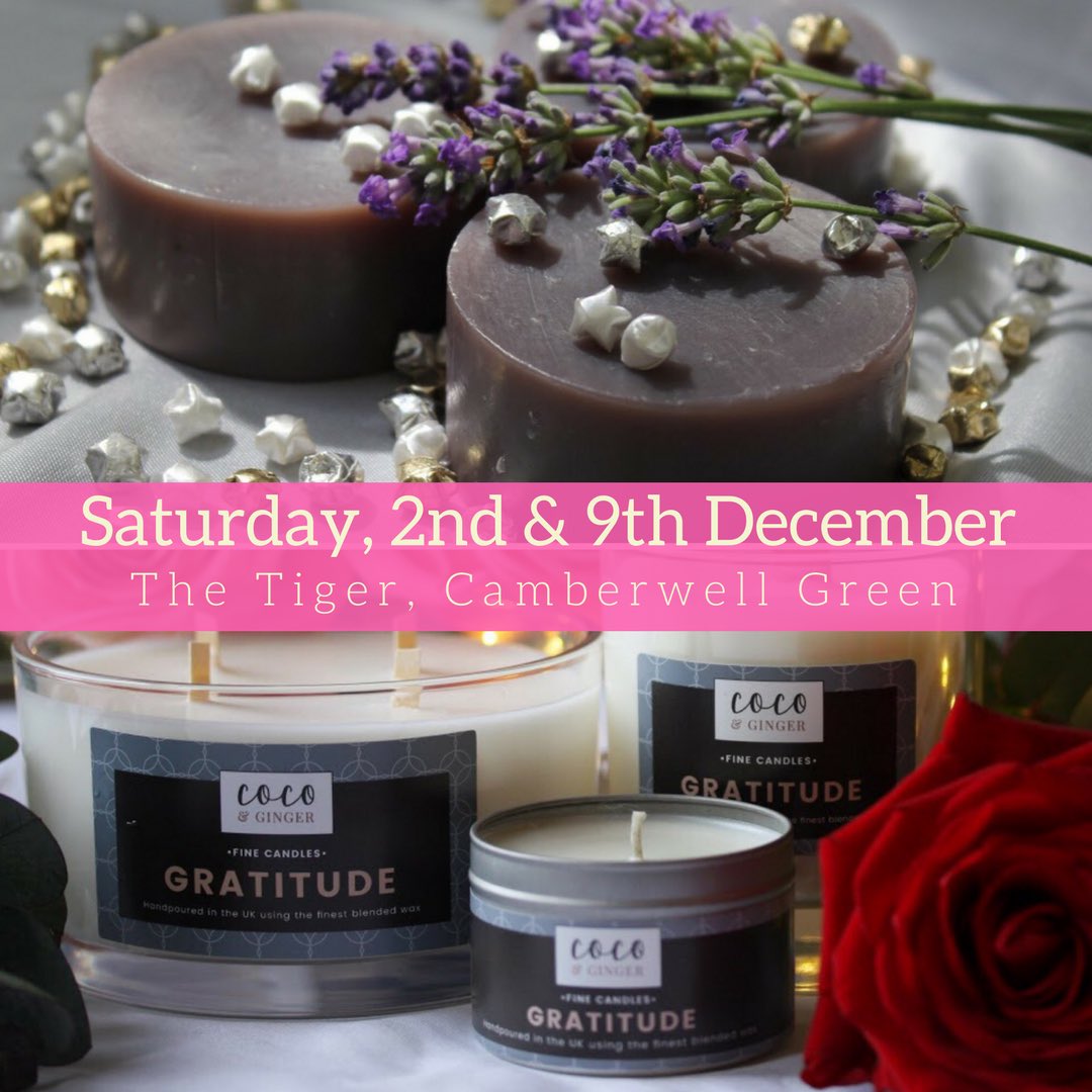 Made in Camberwell Art Markets - Sat 2 &amp; 9 Dec, The Tiger #CamberwellGreen Save the dates to get your Christmas present shopping sorted!