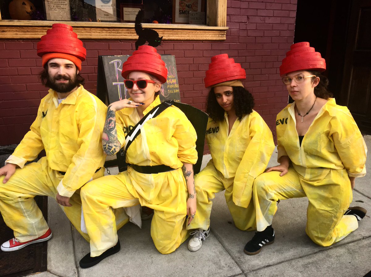 RoyalTavern's tweet photo. Are we not servers? We are DEVO playing tonight!!! https://t.co/3ymNXWJtTV